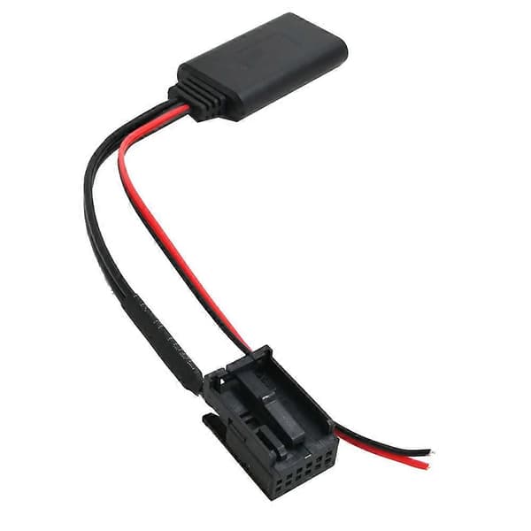 Aux-kabel Bluetooth-adapter til 6000CD USB 5.0 musikafspiller lydadapter mikrofon håndfri Black