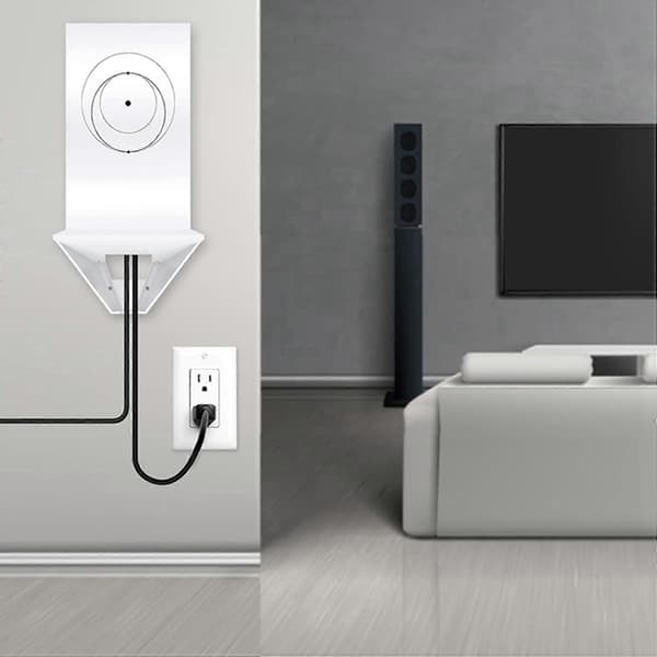 4X Routerstativ Väggfäste för Starlink Gen 2, Robust Routerstativ med Skruvmonteringssats White