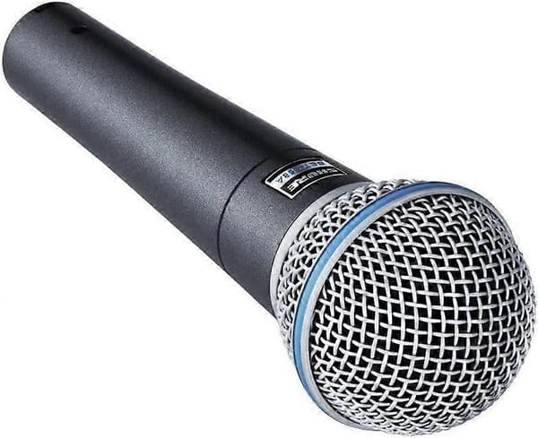 Shure Beta 58A Dynamisk Vokalmikrofon, Professionel Scenemikrofon til Liveoptrædener