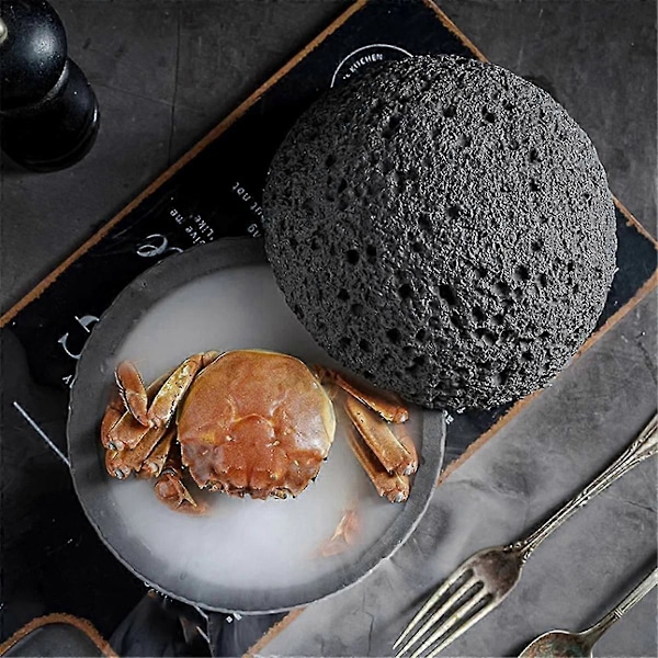 Japansk Planet Vulkansk Stein Kunstnerisk Fat Pendel Sjømat Sushi Sashimi Isplate Røykplate, 1