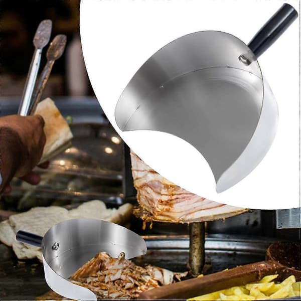 Döner Kebab Spade 22.5x17.5x8cm Rostfritt Stål Diskmaskinssäker Ref 4252