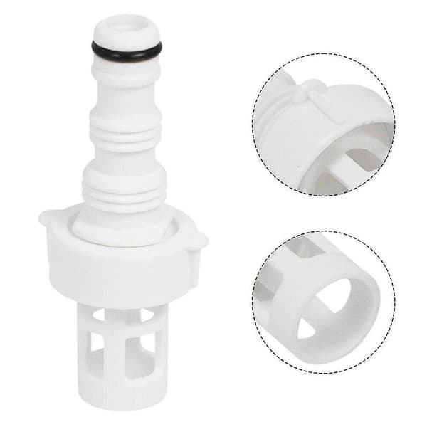 2 stk. 10201 til Intex-adapter til tilslutning til afløbsanordning White