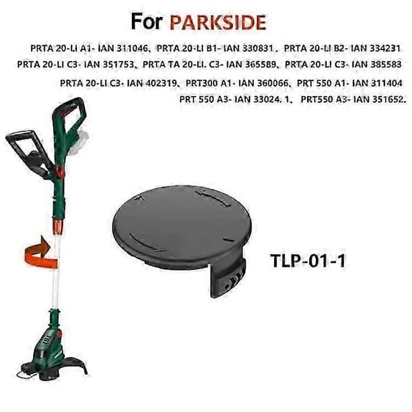 4-pak Erstatningsspoledæksler til ledningsfrie trimmere, passer til Parkside PRTA 20-LI modeller MultiColor