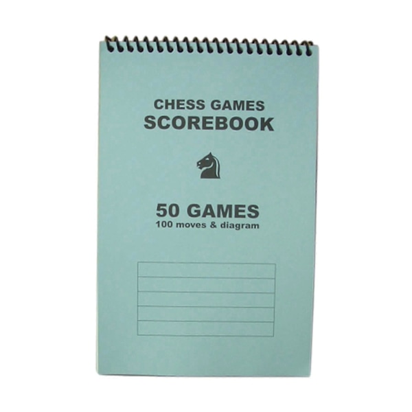 Ögonskydd Schack Protokoll Matcher Resultatblock 50 Spel 100 Drag FAN0625 Blue