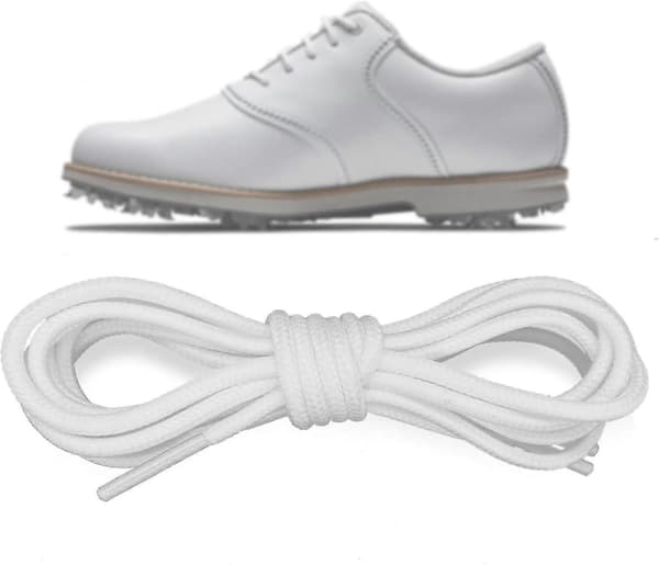 Polyester golfsnørebånd til FootJoy golfsportssko, 3/32 (2,5 mm) tynde