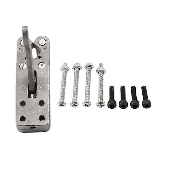 Utomhus Rostfritt Stål Utlösningsanordning Polering DIY Slangbella Trigger Armband Skott Båge Tillbehör Silver