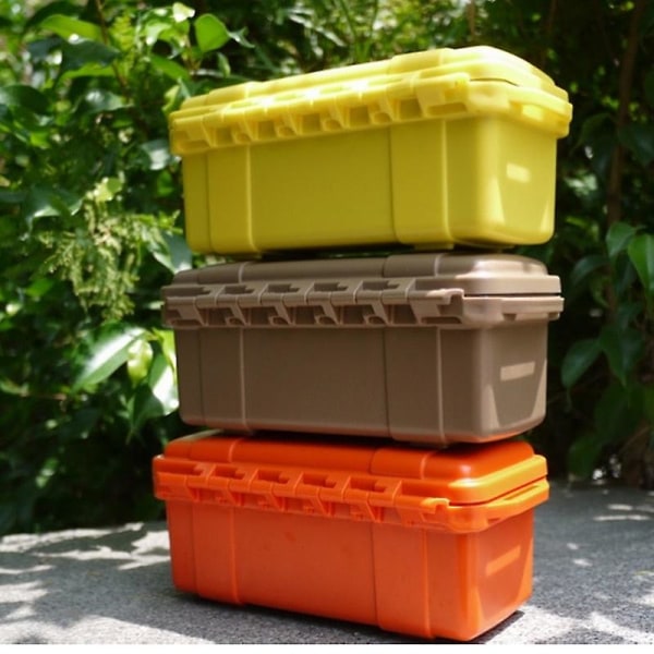 Utomhus vattentät verktygssats förvaringsbox Orange With Cushion