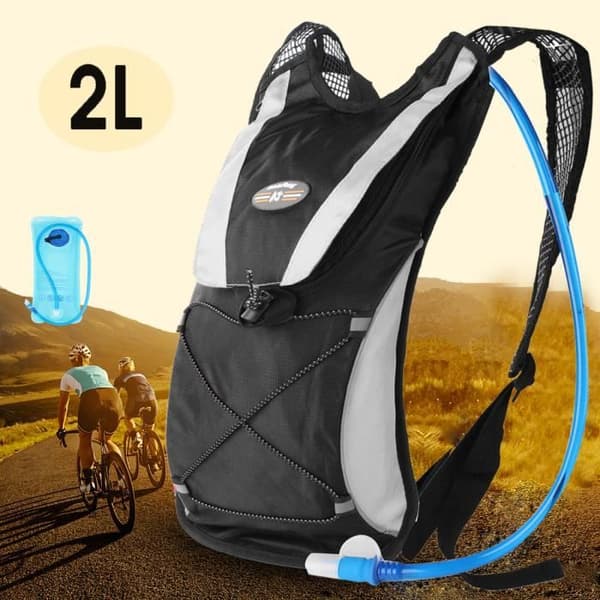 Hydration Rygsæk - TEMPSA - Model 958920 - 2L - Ultralet - Sort