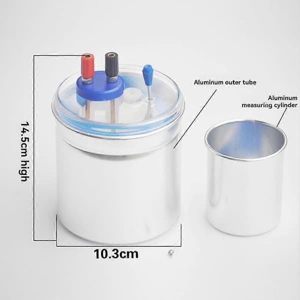 Fysisk elektrisk laboratorieutrustning kalorimeter