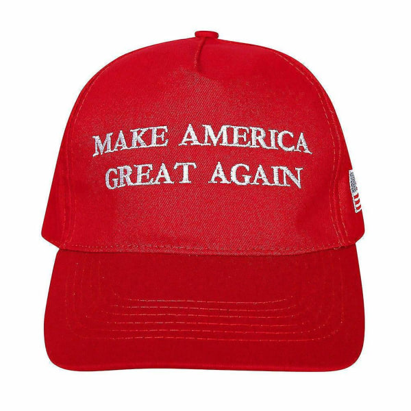 USA:s presidentvalsbroderad hatt med printed Make America Great Again cap ny