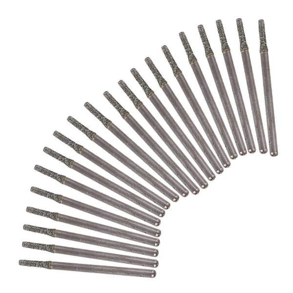 20 stk 2 mm edelstener diamantbor smykker gravering borehull for sølv