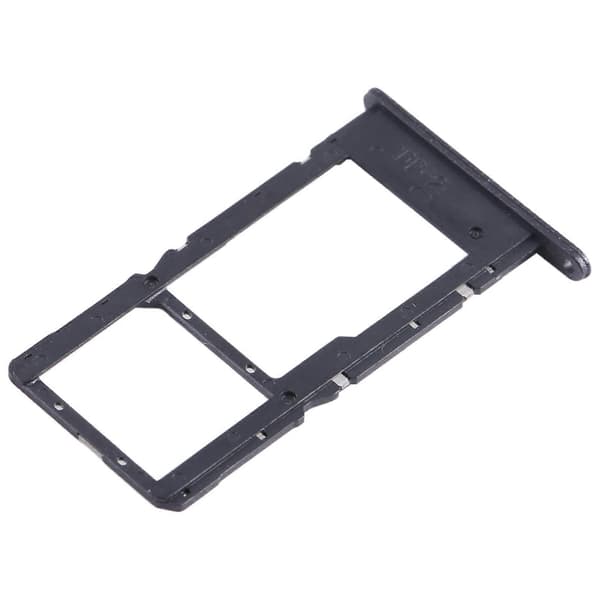 För Huawei nova Y61 SIM + SIM / Micro SD-kortfack Black