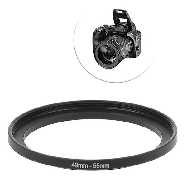 49mm - 55mm Metallinen Step Up -rengas Linssisovitin Suodatin Kameratyökalu Tarvikkeet Uusi