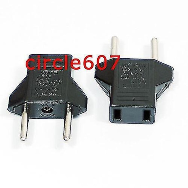 USA till EU Plug Adapter AC Konverterare EU Reseadapter (ruipei)