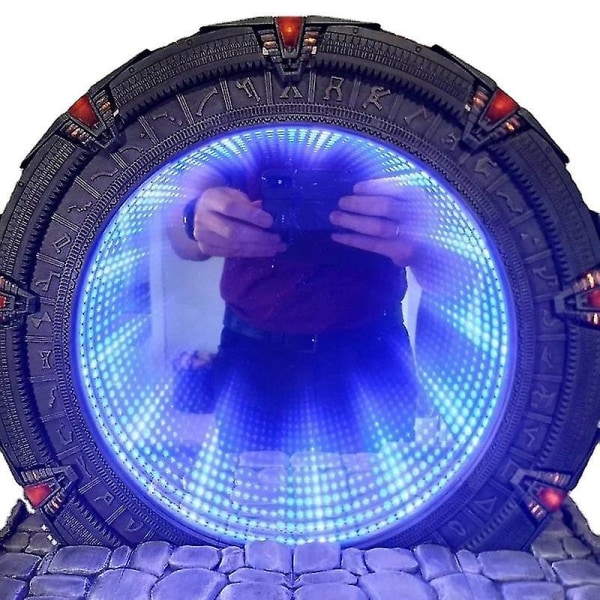 Star-gate Light Mirror Cosplay Prop Replika Fantastisk Atlantis Universum Samlarpresent Gaming Skulptur Modell Toy Prop Hk