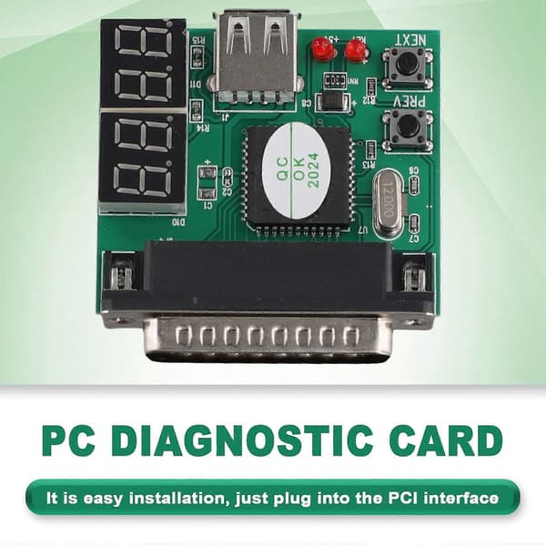 PC-diagnosekort USB Post Card Hovedkortanalysator Tester for bærbar PC-tilbehør