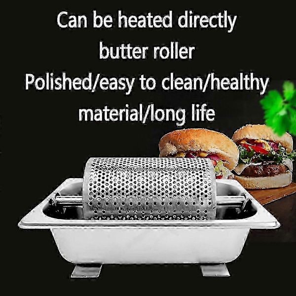 Rullavoilevittein Amerikkalainen Burgerityökalu Ruostumattomasta teräksestä valmistettu voitelurulla Burgerityökalu gx20241206288