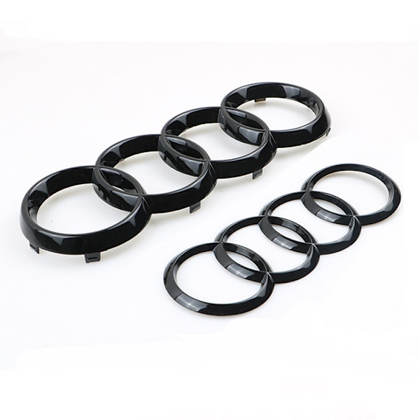 Audi sorte for- og bagemblemeringe A1 A3 A4 A5 273MM 1