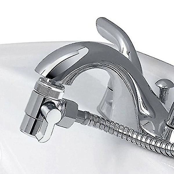 Bryterkranadapter Vaskesplitter Avlederventil Vannkrantilkobling for Toalett Bidet Dusj Kjøkkentilbehør