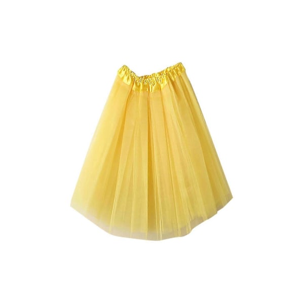 Kvinners Plissert Gaze Kort Skjørt Voksen Tutu Danseskjørt 10Pcs