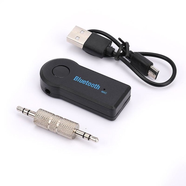 Trådlös Bluetooth -mottagare 3,5 mm USB För Aux Stereo Audio Musik Bil Adapter Mic