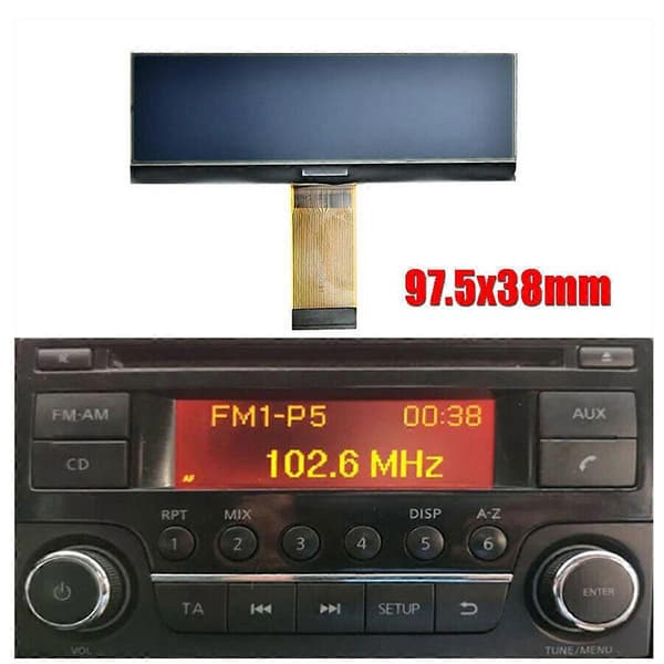 LCD-skjerm Navigasjon Berøringsskjerm for /Juke/Navara Blue