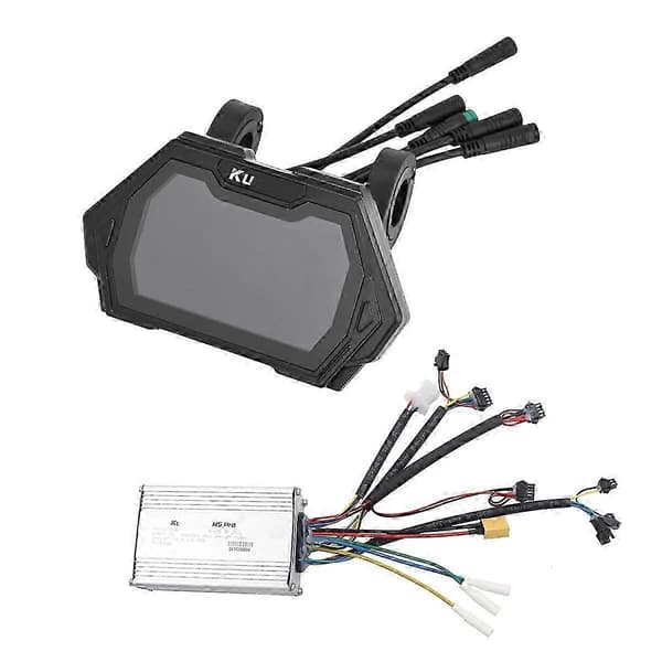 48V 25A Controller & LCD Display Dashboard egnet til KuKirin M5 Pro/G2 Max/G3 El-løbehjul 4PIN TMF13 Digitalt Meter Black