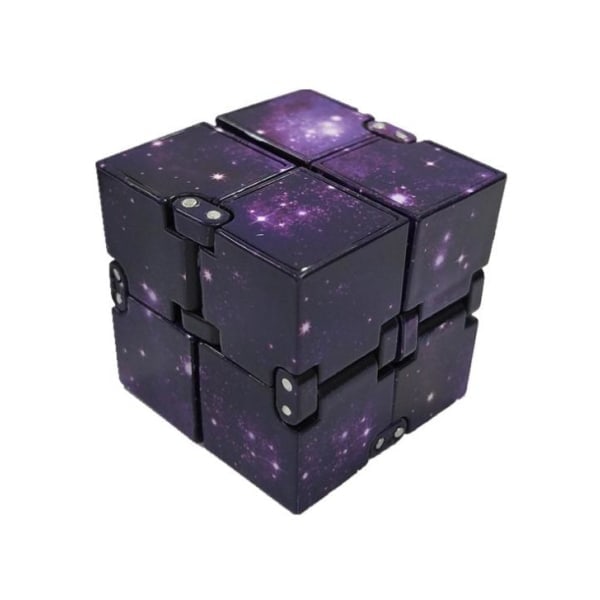 Infinity Cube - Natt - Evighetskub - Fidget Toy Lila