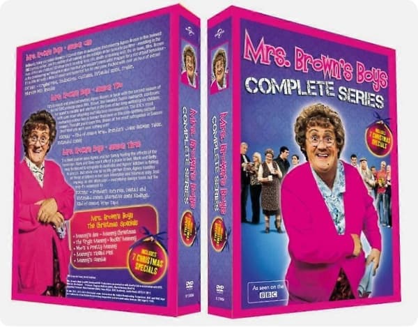 Mrs. Brown's Boys: The Complete Series (DVD, 2015, 8-disc sæt)
