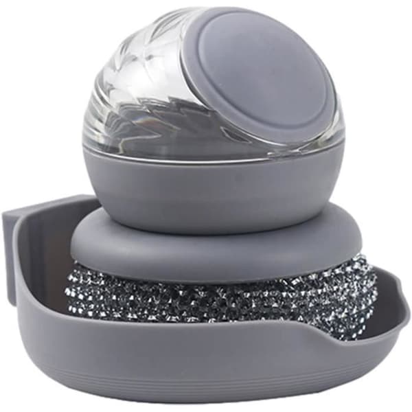 Diskborste - Tvåldispenser - Halkfri - Praktisk - Ergonomisk
