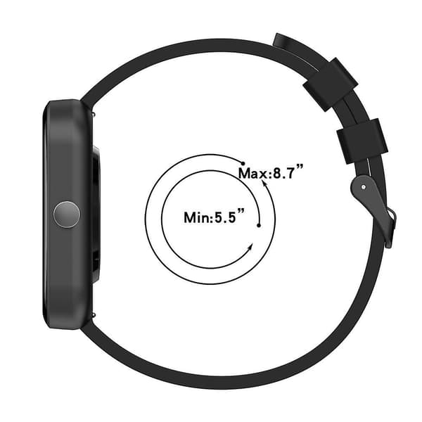 Udskiftningsremme Kompatible med Amazfit bip3 GTS 3 GTS 2e GTS 2mini GTS 2 pop pro pop BIP U GTR 42MM GTS BIP lite bip 1S Silikone Urrem Solid Normal