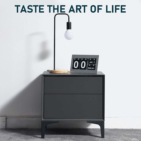 Sett med 4 møbelbein som tåler opptil 600 kg, 17 cm moderne trekantede metallbordbein, hårnålbein for skap, sofa, svart ( cm) cm 13