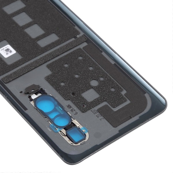 Batterilucka i lädermaterial för OPPO Find X2 Pro Black