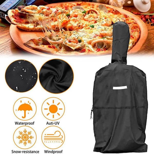Universal Pizzaovnsovertræk, 165 cm - Robust, Holdbart og Vandtæt