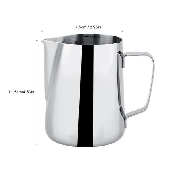 Skummekop - RAC - 304 Rustfrit Stål - 600ml - Sølv