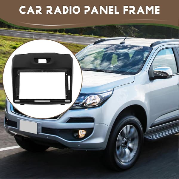 Dobbel DIN Radio Stereo Frontpanel Ramme DVD Dash Stereo Kit for Trailblazer D-Max -X black