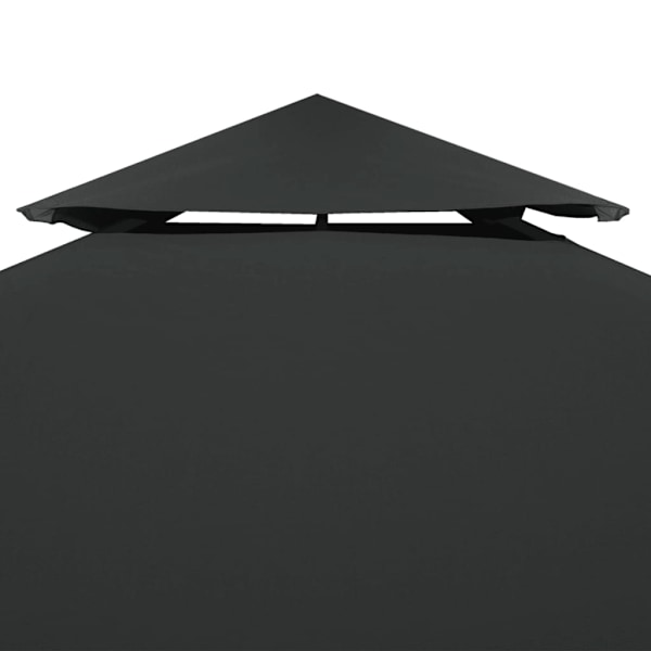 vidaXL Gazebotak 270 g/m² 3 x 3 m Mörkgrå Grey grå