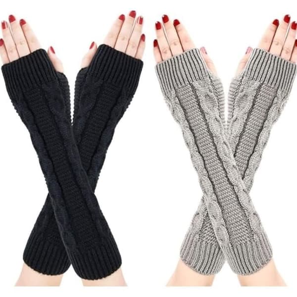 Luffer til kvinder - 2 par - 100% akryl - Elegante - Varme