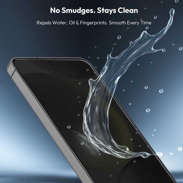 [KK]2-Pack Samsung S24 Privacy Screen Protector - Tempered Glass | [Automatic Installation] - Bubble-Free