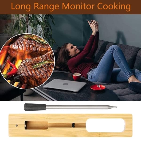 [KK] Trådløst grilltermometer stegetermometer - Perfekt