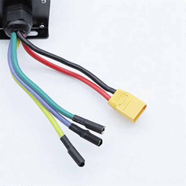 3000W Elcykel Controller System 48V-72V 60A Dual Mode 18 Rør Sinusbølge Controller black