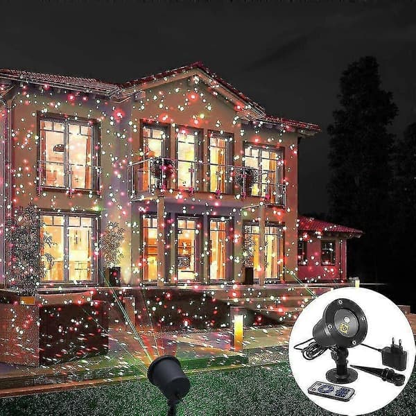 Jul LED-projeksjon utendørs landskap scene julelys