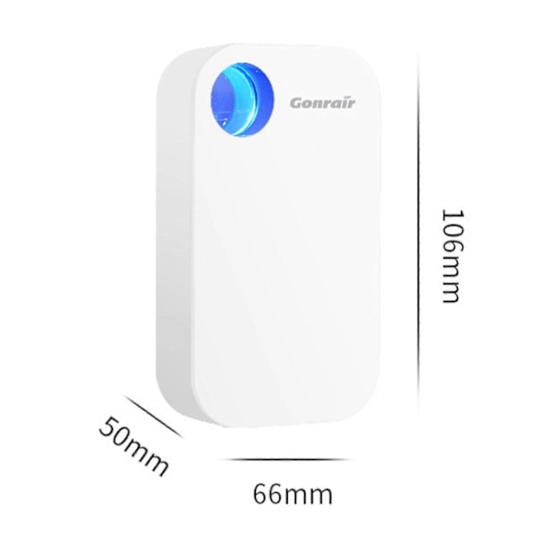 Ion Pure Luftrenser Luktfjerner Rom Hvit Direkte Plug-in 106*66*50mmNL1OmV
