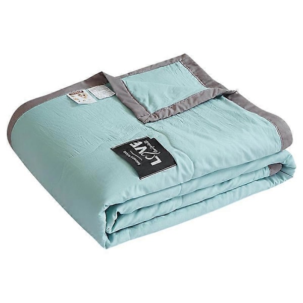 Sommerdyne Sengeteppe Solid Tynt Kastteppe For Sofa Seng Plantefiber Stoff For Queen Size Seng Reversibel gray 180x220cm