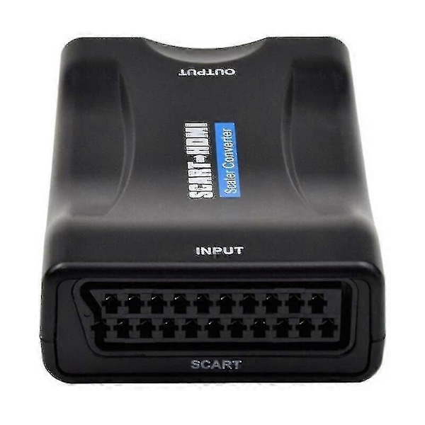 Scart - HDMI -sovitin HD-videoäänimuunnin skaalaa USB-kaapeli TV DVD -sovitin redmiter@
