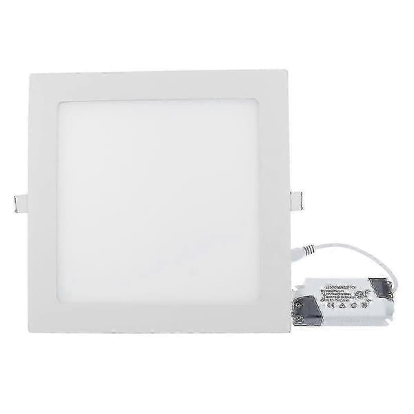18W Innfelt Firkantet LED Panel Lys Kald Hvit Downlight for AC - JA