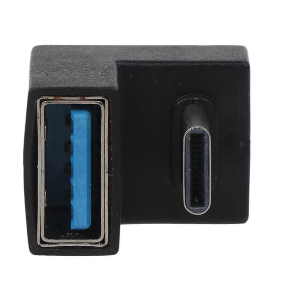 5 Gbps opp/ned 180 graders vinklet Type-C-adapter, hann til USB 3.0 hunn
