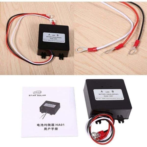 Solcelle batteribalancer - ZOR® - Equalizer HA01 - 24V - Beskyttelse mod omvendt polaritet