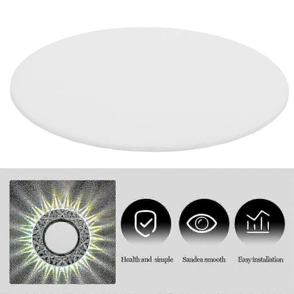 6 stk. akryl lysekrone skjerm diffuser LED lys lampe deksel for downlight takarmatur