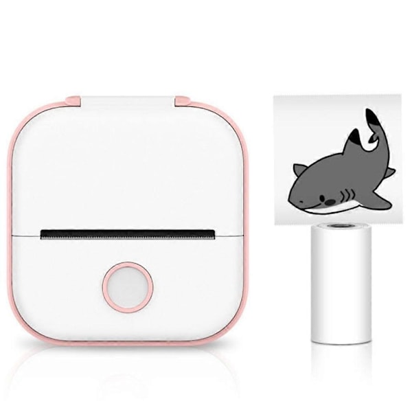 PHOMEMO T02 Mini Termisk Skrivare Bluetooth Etikettskrivare för Hemmet Multicolor Style B